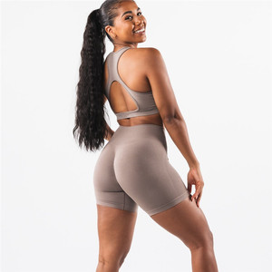 Vente en gros Pantalon froissé aux fesses pour femmes Short de yoga <span class=keywords><strong>fitness</strong></span> sportif Short de yoga sexy sans couture Relevage des fesses pour les femmes - Product Image 5