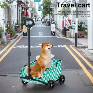 Poussette pliante pour <span class=keywords><strong>chien</strong></span>, chariot de voyage pour bébé <span class=keywords><strong>chien</strong></span>, chariot pour chat, chariot pour animaux de compagnie, 20Kg - Product Image 4