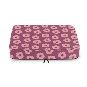 Juego de 4 Organizadores de Equipaje de Viaje con Diseño de Flores Rosadas de Hawái, Cubos de Compresión Personalizados de Poliéster para Mujer - Product Image 5
