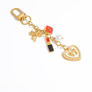 Llavero con Colgante de Concha Marina y Estrella de Mar, de Acero Inoxidable Chapado en Oro, Amuleto para Teléfono, Accesorio para Bolso con Temática Marina - Product Image 5