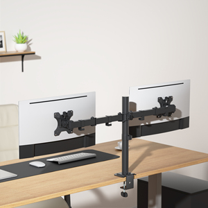 Soporte de <span class=keywords><strong>monitor</strong></span> dual con soporte de pantalla de computadora <span class=keywords><strong>vertical</strong></span> Brazos articulados de <span class=keywords><strong>monitor</strong></span> para 2 pantallas Brazos de <span class=keywords><strong>monitor</strong></span> - Product Image 6