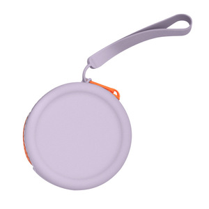 Portamonete rotondo in silicone, mini portafoglio, borsellino per monete, colore unito, portachiavi per bambine, mini custodia per auricolari, pochette, regalo per bambini - Product Image 4