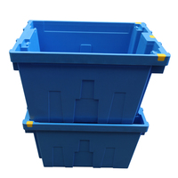 Boîtes empilables robustes JOIN 600x400x370mm pour poisson frais, conteneur empilable et emboîtable, boîte de rangement en plastique, caisse emboîtable