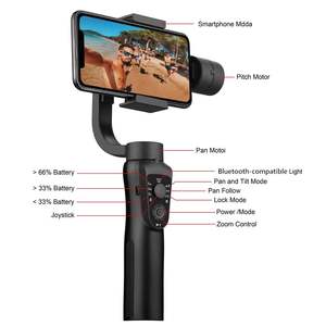 Estabilizador de Teléfono con Seguimiento Facial S5B, Gimbal de Mano de 3 Ejes, Palo Selfie con Botón de Zoom y Enfoque, VS <span class=keywords><strong>DJI</strong></span> <span class=keywords><strong>Om5</strong></span> - Product Image 4