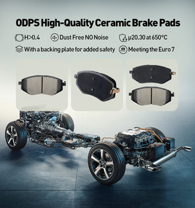 ODPS di alta qualità all'ingrosso Semi-metallizzato pastiglia per VOLKSWAGEN <span class=keywords><strong>Golf</strong></span> Vento D684 ceramica sistema frenante ricambi Auto - Product Image 6