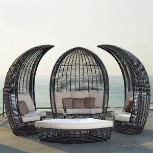 Chaise longue de piscine extérieure de haute qualité en PE imperméable pour jardin, mobilier de loisirs, transat de plage - Product Image 6