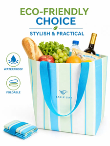 PP Woven Tote <b>Bag</b> RPET Recycled Custom Printed Eco <b>Bag</b> Laminated Promotional Large Capacity - Product Image 2