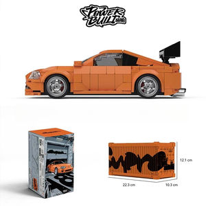 PB PB8815 Nouveau 1:32 MOC City Speed Racer Voiture de sport Supercar avec boîte de présentation Briques Blocs de construction Jouets - Product Image 3