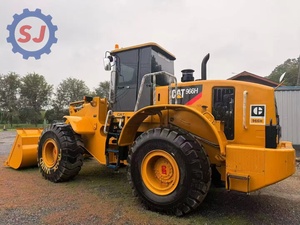 Chargeuse sur pneus Caterpillar 966H d'occasion, chargeuse frontale, équipement de construction lourd - Product Image 3