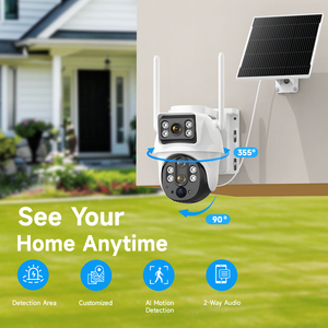 V380 Max bp9 DL 4G Camera năng lượng mặt trời 10x Zoom tầm nhìn ban đêm âm thanh hai chiều Tích hợp mic Hỗ trợ thẻ nhớ đám mây 1 năm - Product Image 6