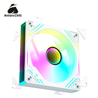 Ventilateur de refroidissement PC AntarcChill 120 mm, miroir infini latéral, ARGB, haut débit d'air, roulement hydraulique silencieux