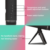 Sèche-cheveux ionique vertical professionnel à moteur AC, faible bruit, rangement facile, idéal pour salons de coiffure – Vente directe usine