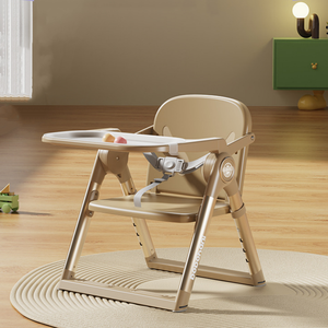 Chaise rehausseur de voyage portable pour bébé avec table à manger, siège <span class=keywords><strong>d</strong></span>'alimentation pour enfants, siège de repas pour tout-petits, chaise haute pliable, tabouret <span class=keywords><strong>inclinable</strong></span> - Product Image 2
