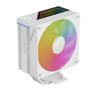 Enfriador de aire para CPU Jungle Leopard KF420 DGT, caja de ordenador negra/blanca ARGB, 4 tubos de calor, velocidad del ventilador 800-1800 RPM, ruido 20dBA - Product Image 2