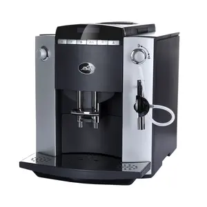 时尚风格全自动咖啡机，带牛奶起泡器，易于清洁，适用于家庭和办公室
