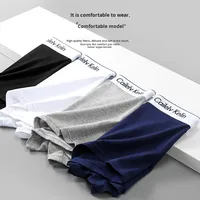 Boxers pour hommes en coton pur, sans couture, respirants, taille haute, tricotés, vente en gros transfrontalière, fabrication ODM