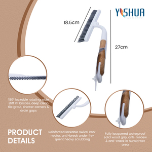 Brosse en PP à long manche pour le nettoyage des sols, des salles de bain, des toilettes, des baignoires et des joints de <span class=keywords><strong>carrelage</strong></span> à la maison (vente en gros) - Product Image 4