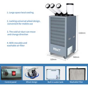 22000BTU Only Cooling Portable Spot Air Conditioner Industrial Portable Air Conditioner - Product Image 2