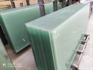 โรงงานจีนผลิตกระจกนิรภัยแบบกรดขัดผิว หนา 5 มม. 6 มม. 8 มม. สำหรับฉากกั้นห้องอาบน้ำ - Product Image 5