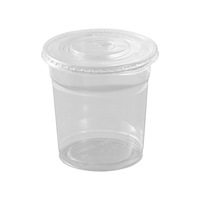 Le matériel en plastique jetable d'animal familier de tasse de boisson froide de thé de lait peut être personnalisé avec le couvercle