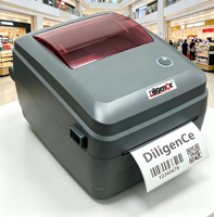 Printer Thermal POS Murah DiligenCe Android USB LAN BT/WiFi Interface A6 untuk Label Pengiriman Waybill Barcode 4X6 110mm Stok Tersedia