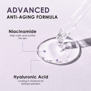 Sérum pour le <span class=keywords><strong>visage</strong></span> à l'acide hyaluronique, correction des taches noires, éclaircissant, atténuation des taches brunes, réduction des ridules, amélioration de la peau terne - Product Image 4