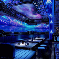 Intérieur géant KTV chambre led mur arrière écran d'affichage nouveau et cool led affichage pour ktv ed mur vidéo