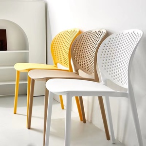 Chaise <span class=keywords><strong>de</strong></span> <span class=keywords><strong>salle</strong></span> à manger empilable chaise <span class=keywords><strong>de</strong></span> restaurant bon marché en plastique polypropylène plastique respirant haute qualité mobilier <span class=keywords><strong>de</strong></span> maison moderne - Product Image 6