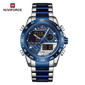 Orologio Digitale NAVIFORCE 9171 di Alta Qualità, Orologio da Polso al Quarzo in Acciaio Inossidabile per Uomo, Cronografo di Lusso - Product Image 2