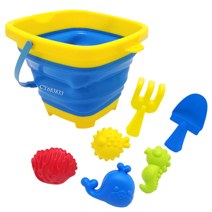 Jouets <span class=keywords><strong>de</strong></span> plage en gros, jouets <span class=keywords><strong>de</strong></span> plage pliables, ensemble <span class=keywords><strong>de</strong></span> 7 pièces, seau <span class=keywords><strong>de</strong></span> plage <span class=keywords><strong>pliable</strong></span>, jouets d'extérieur d'été pour enfants - Product Image 2