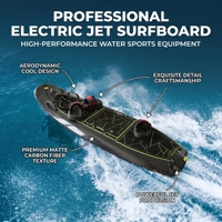 Planche de surf électrique en fibre de carbone 72V, étanche, portable, haute résistance, unisexe, 55 km/h pour les eaux offshore