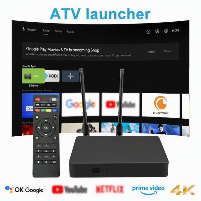 2026 Android 11 TV Box Rockchip RK3568 Quad-core ARM Mali-G52 GPU 8GB RAM 32/64GB ROM 4K HDR WiFi 2.4G/5GHz 1000Mbps Ethernet