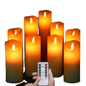 3D Flameless Pin hoạt động LED NẾN điều khiển từ xa trụ cột vẫy thực paraffin wax LED NẾN ánh sáng cho trang trí - Product Image 5