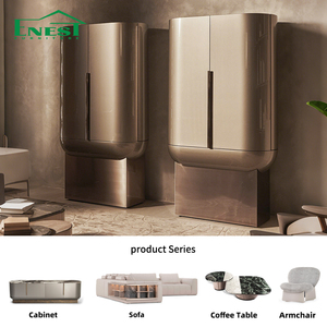High End Modern Italian Stainless Steel Wine Kitchen Cabinets Luxury <b>Storage</b> 3 Drawers Home Living Room Vis-bg2502 Buffet - Product Image 1