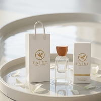 Ensemble de flacons de parfum en verre avec bouchon en bois de luxe, 30 ml, 50 ml, 100 ml, flacon pulvérisateur vide rechargeable, coffret cadeau haut de gamme avec sac fourre-tout
