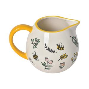 Tazas <span class=keywords><strong>de</strong></span> leche <span class=keywords><strong>de</strong></span> cerámica ecológicas personalizadas con tamaños pequeños, durabilidad, patrones <span class=keywords><strong>de</strong></span> <span class=keywords><strong>abeja</strong></span> pintados a mano y diseños <span class=keywords><strong>de</strong></span> <span class=keywords><strong>pico</strong></span> - Product Image 5