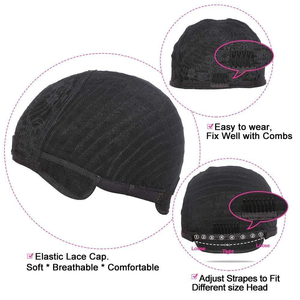 Perruques de cheveux brésiliens bouclés crépus Pixie Cut perruques bouclées à couches courtes pour femmes noires avec une <span class=keywords><strong>frange</strong></span> complète sans colle faite à la machine - Product Image 6