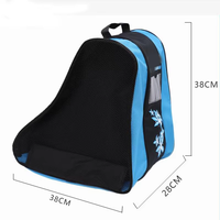Sac de transport pour patins à roulettes de sport en plein air avec logo personnalisé, design souple et bandoulière pour l'entraînement au patinage