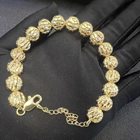 Bracelet pour femme personnalisé plaqué or 18 carats, best-seller transfrontalier pour plateformes indépendantes, vente en gros en dropshipping