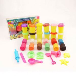 TOYSRUNNER Great Service Plasticine Cup Package <b>Clay</b> Play Dough No Toxic Eco Tools Color Mud Ice Nuddle Play Dough - Product Image 3