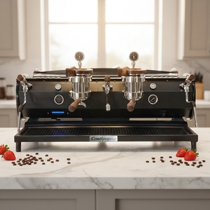 Máquina de Café Espresso Profesional Industrial Comercial de 15 Bares con Caldera Doble de Acero Inoxidable y Bomba Importada para Cafetería/Bar - Product Image 4