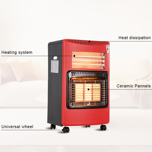 Portable Gas <b>Room</b> <b>Heater</b> 4200W LPG Ceramic Heating Appliance with Wheels <b>for</b> Cold Weather Use - Product Image 2