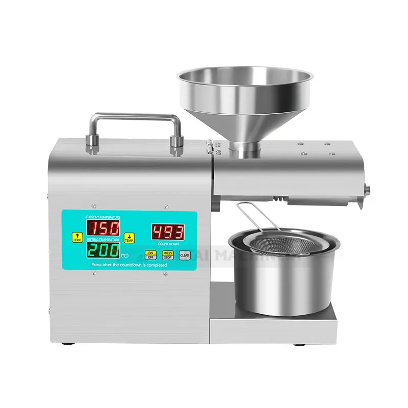 Máquina de prensado de aceite de RG-312, extractor de aceite de coco de Palma, máquina de extracción de aceite de semilla de algodón