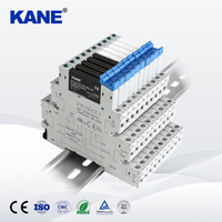 Support de relais miniature HF41F 41F-1Z-C4-16A, 250VAC, 4-6AWG, scellé, fixation par vis sur rail DIN, capacité 6A, pour relais de puissance