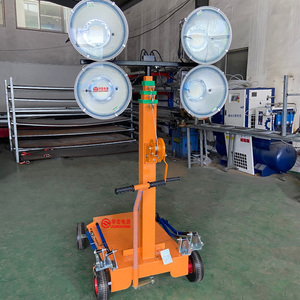 Chất lượng HMF955-L đầu tiên pushcart loại xây dựng điều chỉnh chiều cao của nhãn hiệu nâng 4 mét cao chiếu sáng di động tháp - Product Image 5