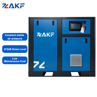 Compresseur d'air rotatif à vis lubrifié à l'huile ZAKF Industrial PM VSD 20HP 15KW 7-12Bar à entraînement direct silencieux