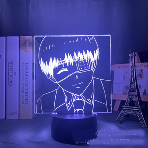 All'ingrosso Custom <span class=keywords><strong>Tokyo</strong></span> <span class=keywords><strong>Ghoul</strong></span> fai da te 3D torcia a LED acrilico Anime luce notturna - Product Image 5