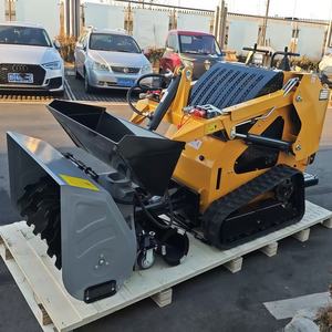 Mini-chargeuse compacte EPA CE, petite chargeuse compacte, minicargador, chargeuse compacte avec accessoires de chenilles - Product Image 3