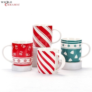 Venta al por mayor <span class=keywords><strong>de</strong></span> cerámica personalizada serigrafiada pintada a mano árbol <span class=keywords><strong>de</strong></span> Navidad y serie <span class=keywords><strong>Reno</strong></span> uso en el hogar y la Oficina regalos <span class=keywords><strong>de</strong></span> navidad - Product Image 4