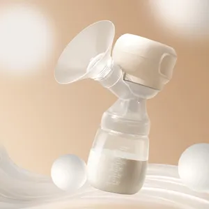 Yüksek kaliteli Bpa ücretsiz bebek besleme silikon taşınabilir elektrikli lastik Lait Electrique göğüs pompası makinesi